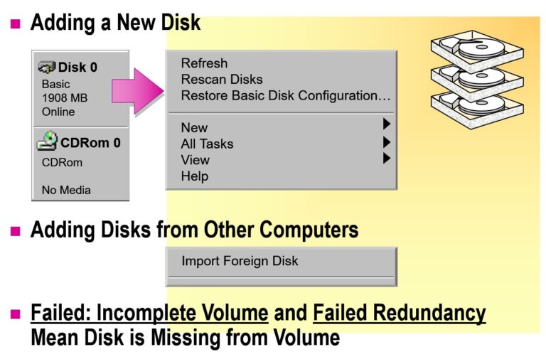 Adding Disks