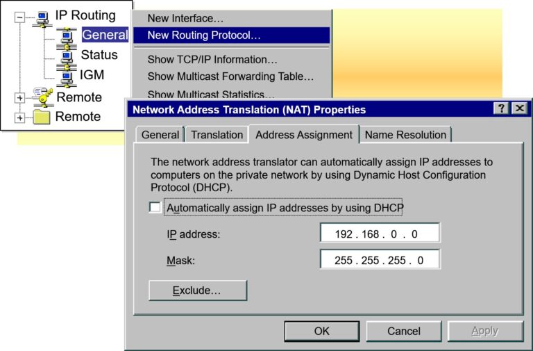 Configuring Network Address Translation