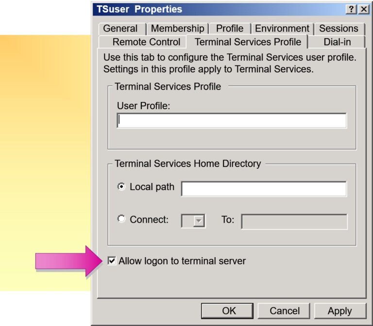 Step-by-Step: Terminal Services Client Configuration